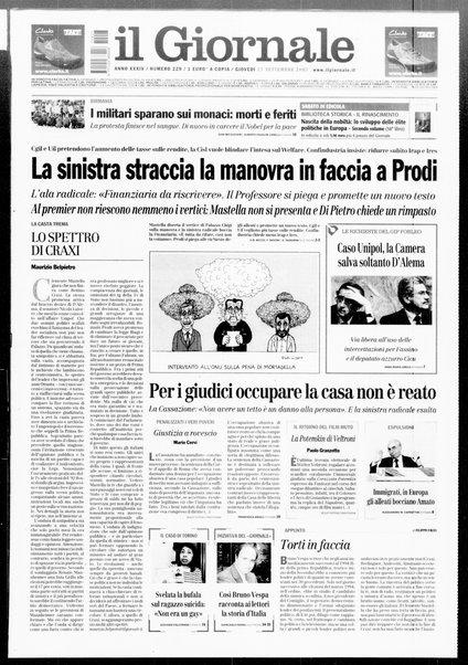 Il giornale : quotidiano del mattino